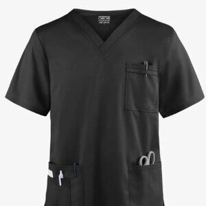Cherokee Workwear Core STRETCH Unisex 4-Pocket V-Neck Scrub Top